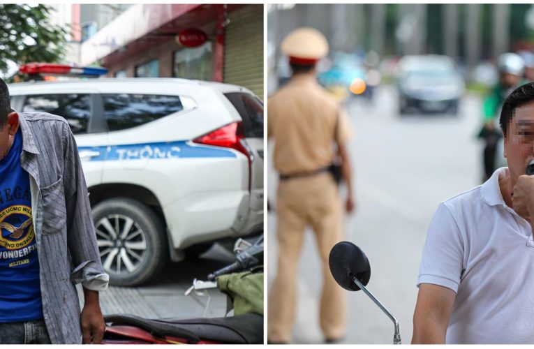 CSGT hoá trang xử lý nồng độ cồn phát hiện “ma men” đang điều trị xơ gan vẫn đi uống bia