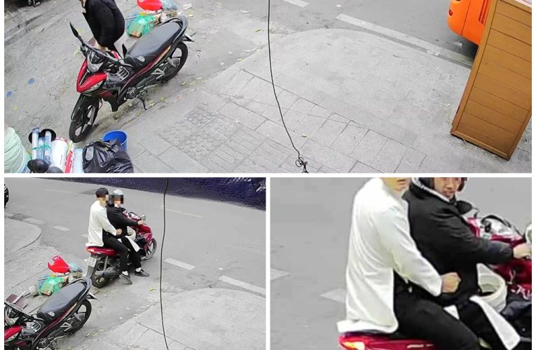 VIDEO: Cất mũ BH giúp người đi đường