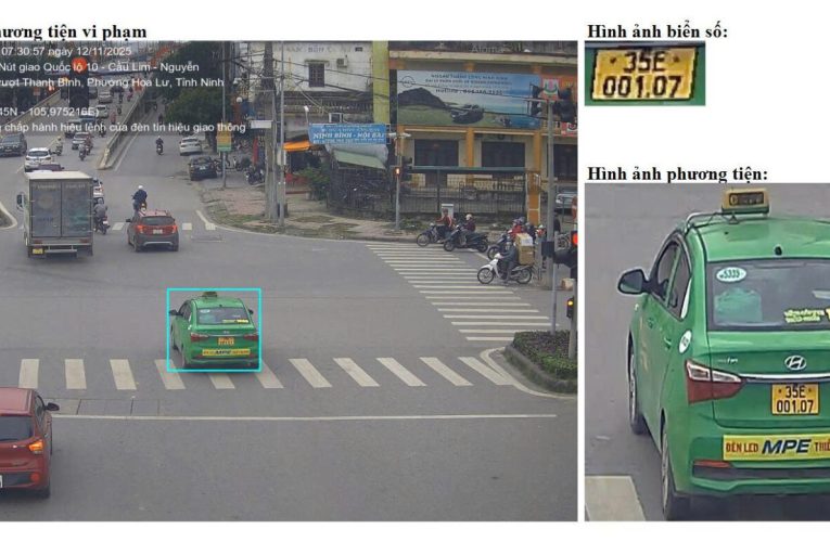 Danh sách các phương tiện dính “phạt nguội” từ 11/11 đến 16/11