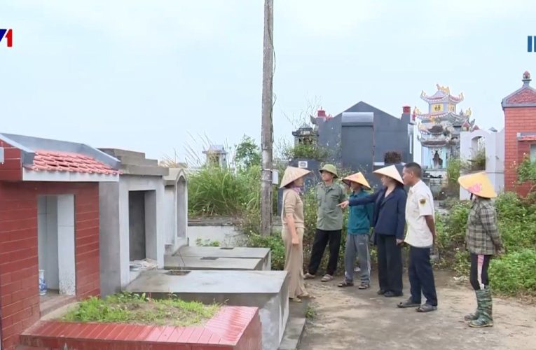 VIDEO: Người dân xã Quỳnh Phụ bức xúc trước nạn xây mộ fake để xí chỗ