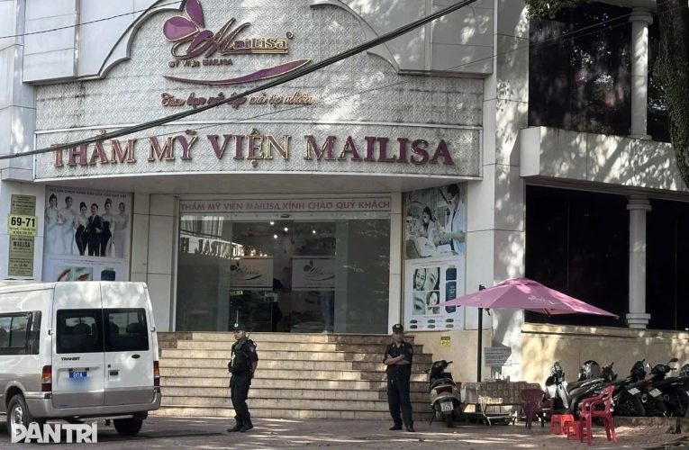 Công an xuất hiện tại nhiều chi nhánh thẩm mỹ viện Mailisa