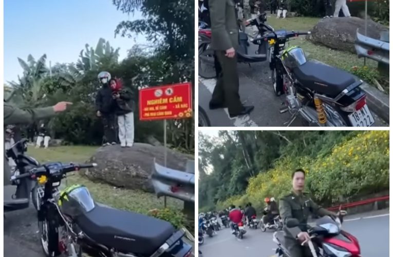 VIDEO: 2 bạn trẻ biển 18 tự ý bẻ cành, bị chú bảo vệ nhắc nhở còn cười nhăn răng