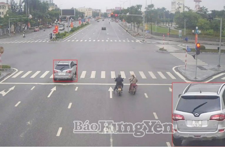 Hưng Yên: Phạt nguội 12 trường hợp vi phạm