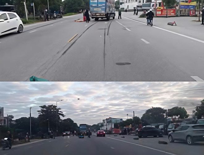 Xác minh vụ tai nạn khiến một cụ bà đi bộ ở Hải Phòng tử vong