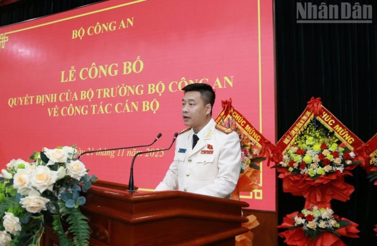 Bộ Công an công bố Giám đốc Công an tỉnh Lạng Sơn