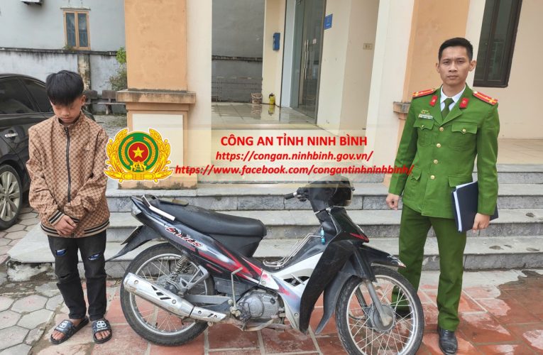 Công an phường Yên Sơn, tỉnh Ninh Bình nhanh chóng điều tra, bắt giữ đối tượng tr-ộm c-ắp tài sản