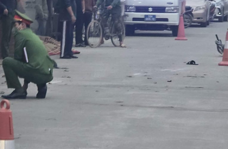 Hiện trường vụ TNGT tại Ý Yên