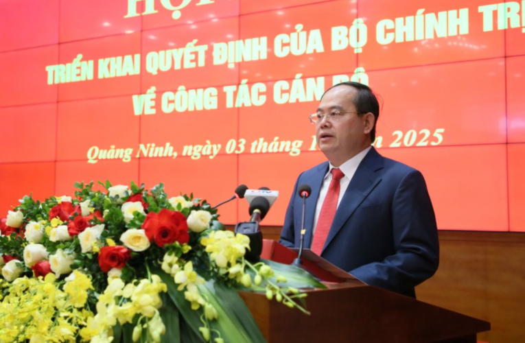 Chân dung tân Bí thư tỉnh ủy Quảng Ninh Quản Minh Cường