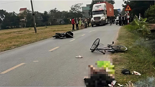 Ma men vượt ẩu, tông tvong cụ ông đi xe đạp ở Hải Phòng