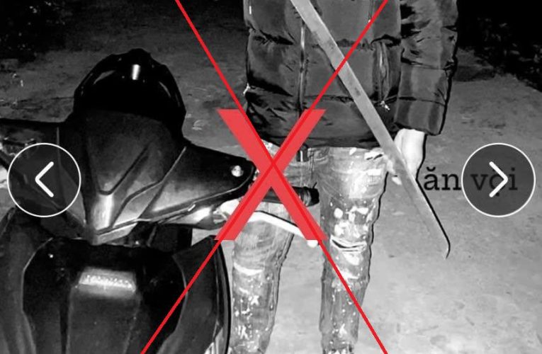 CÔNG AN XÃ LÀM VIỆC VỚI ĐỐI TƯỢNG ĐĂNG ẢNH DÙNG VUKHÍ LÊN MẠNG XÃ HỘI