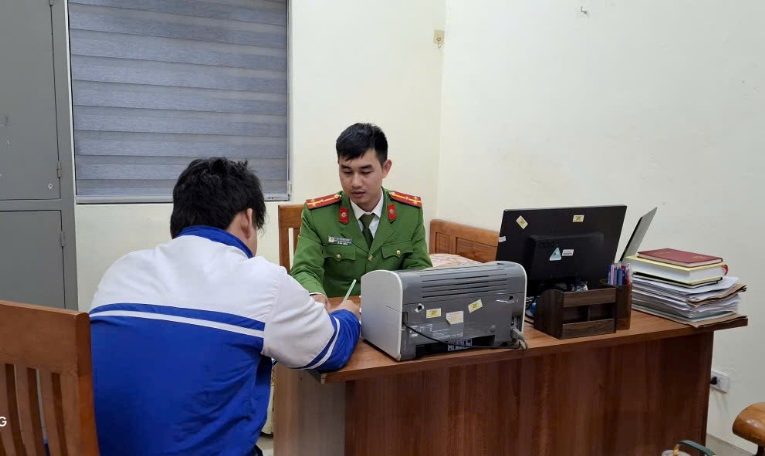 Công an xã Diên Hà phát hiện, xử lý trường hợp công dân đăng tải, chia sẻ video có nội dung xấu độc, kích động trên Tiktok