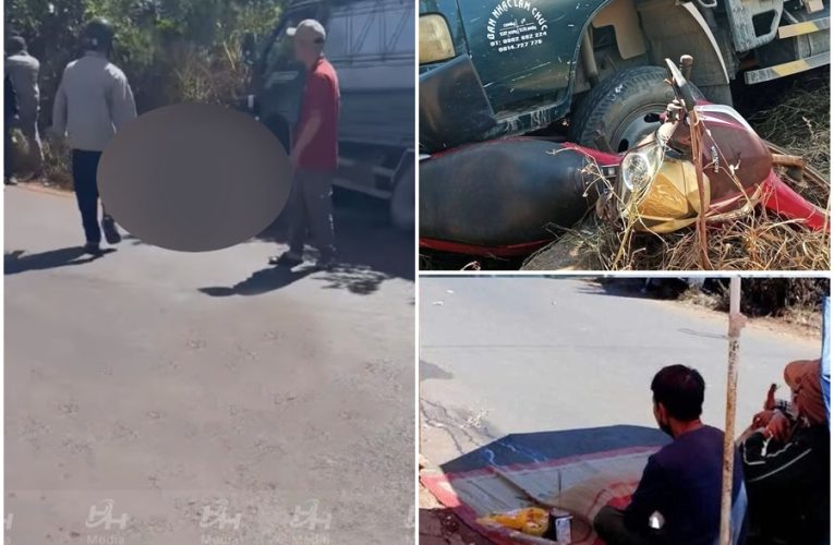 VIDEO xe tải tự trôi t.ô.ng trúng 2 mẹ con làm bé gái 10t tuvong tại chỗ, mẹ bị thương nặng