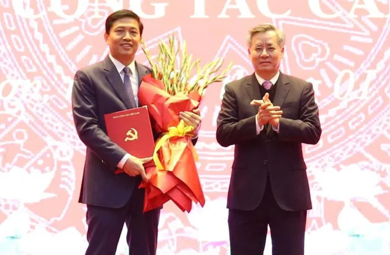 Ông Vũ Hoàng Anh làm Phó Bí thư Tỉnh ủy Lạng Sơn