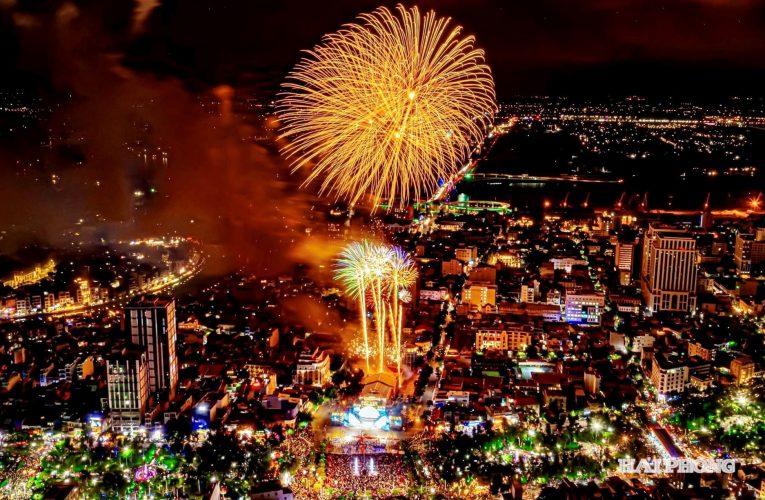 13 điểm bắn pháo hoa của thành phố Hải Phòng đón giao thừa Xuân Bính Ngọ 2026
