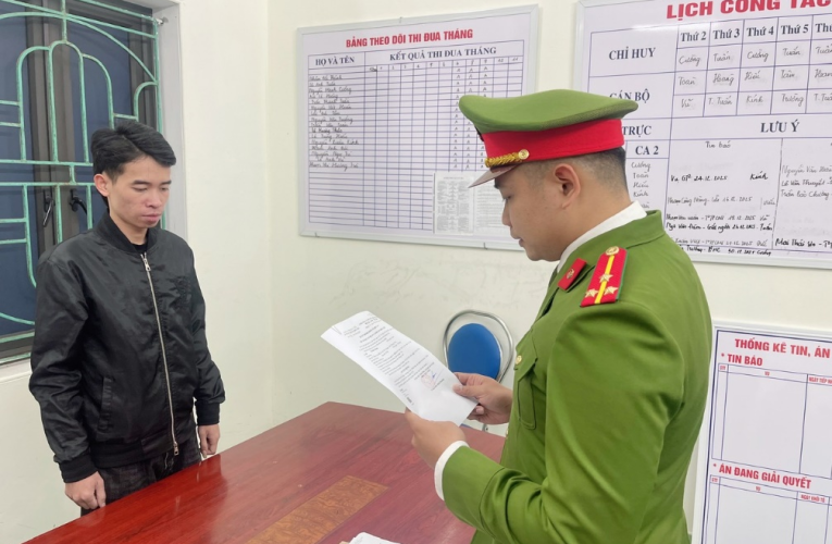 Công an phường Vũ Phúc, tỉnh Hưng Yên: Khởi tố đối tượng đánh bạc trên không gian mạng