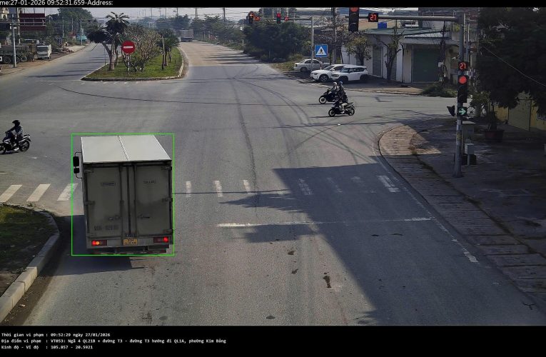 Danh sách 253 phương tiện vi phạm được phát hiện qua hệ thống giám sát từ ngày 23/1/2026 đến 27/1/2026