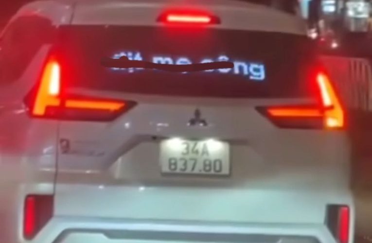 Vụ đèn LED gắn dòng chữ phản cảm, Cục CSGT đã giao Phòng CSGT CATP Hải Phòng xác minh, làm rõ