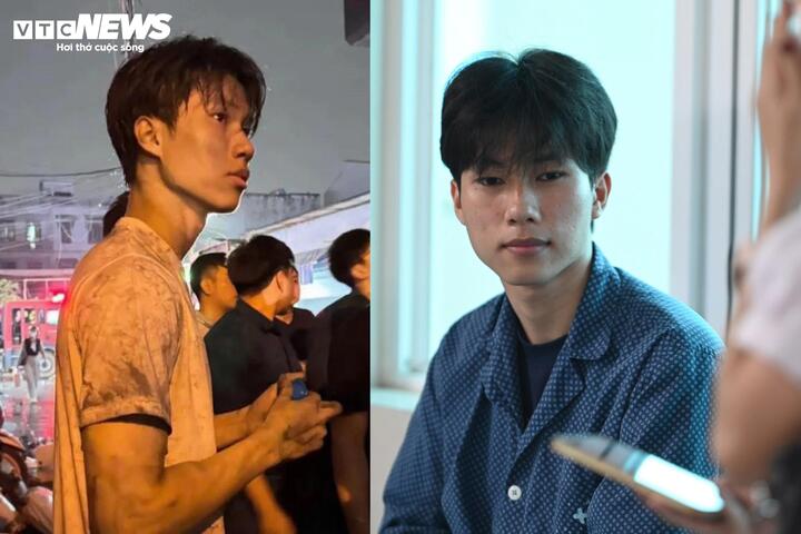 Lộ diện ‘người hùng’ trong bức ảnh ám khói sau vụ cháy nhà ở Hà Nội