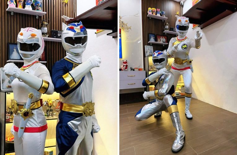 Gia đình ‘siêu nhân Gao’ ở Hưng Yên gây bão mạng