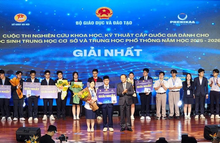 Học sinh Hưng Yên đạt giải Nhất cuộc thi nghiên cứu KHKT cấp quốc gia