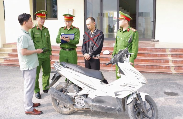 Công an Phường Đồng Văn điều tra, bắt giữ đối tượng cớp g*ật tài sản