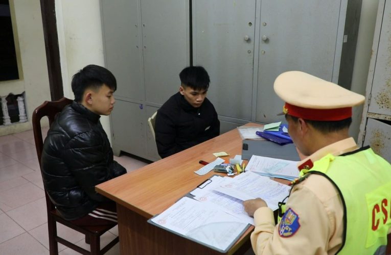 Phòng Cảnh sát giao thông tăng cường tuần tra, xử lý nhiều trường hợp thanh thiếu niên vi phạm trên địa bàn phường Trà Lý