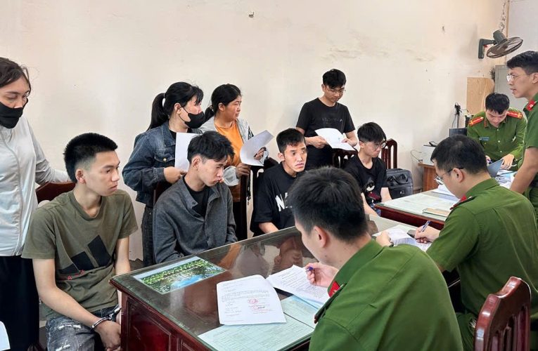 Cơ quan Cảnh sát điều tra Công an tỉnh khởi tố các bị can về hành vi phạm tội “Gây rối trật tự công cộng”